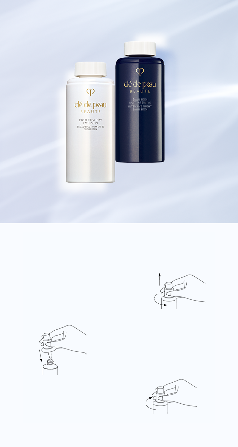 REPLENISH WITH EASY REFILLS FOR A MORE RESPONSIBLE ROUTINE.