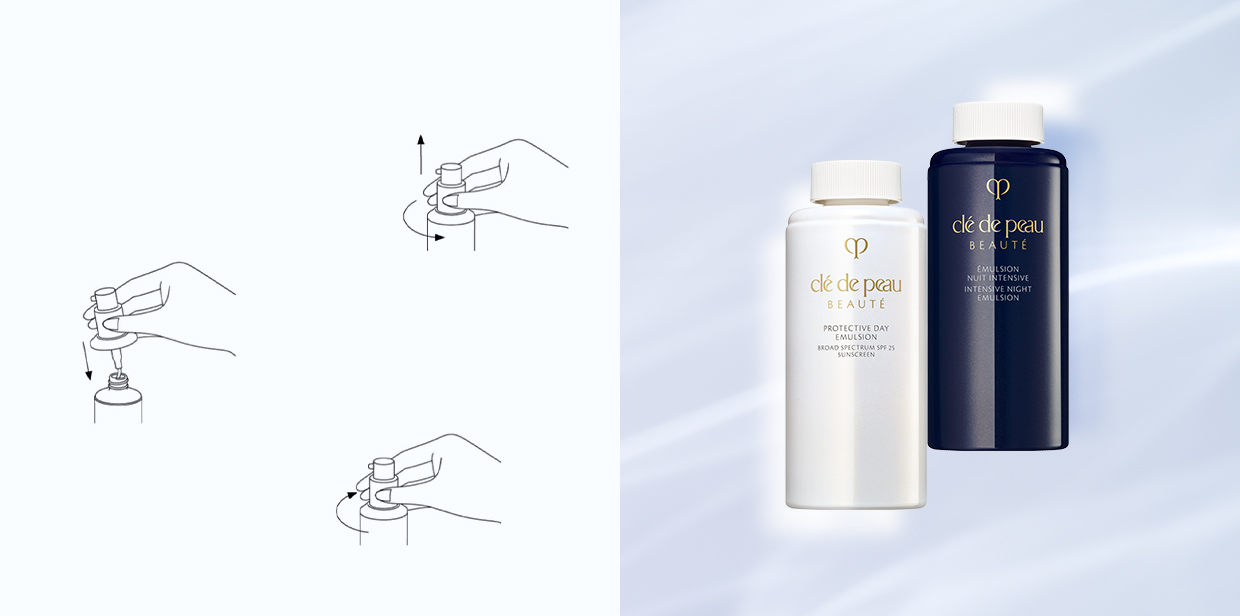 REPLENISH WITH EASY REFILLS FOR A MORE RESPONSIBLE ROUTINE.